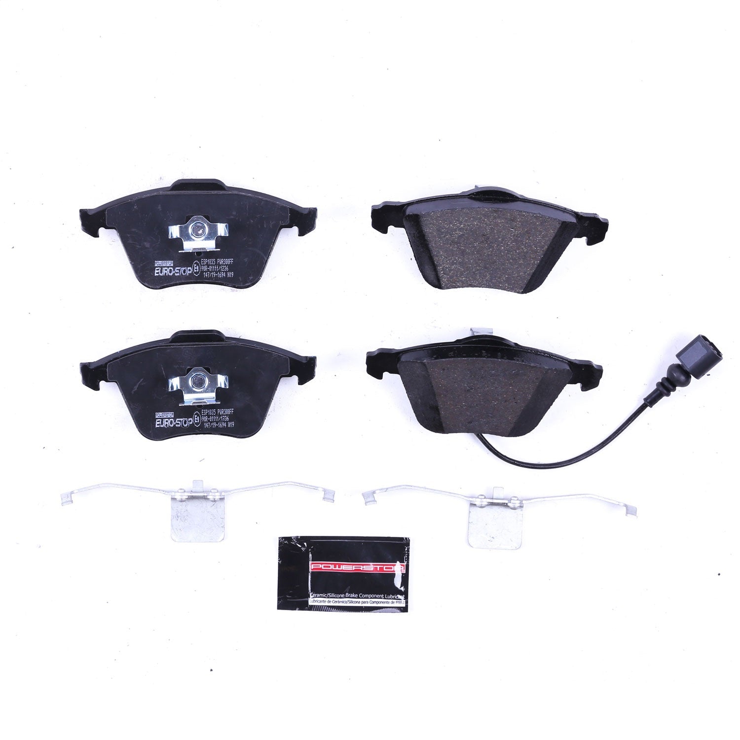 PowerStop Euro-Stop ECE-R90 Front Brake Pads | Volkswagen R32 (08) (ESP1035)