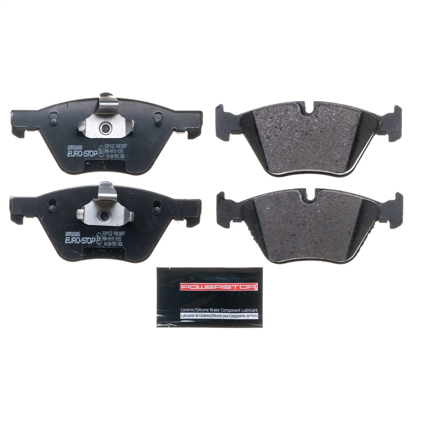 PowerStop Euro-Stop ECE-R90 Front Brake Pads | BMW Z4 (09-16) (ESP1132)