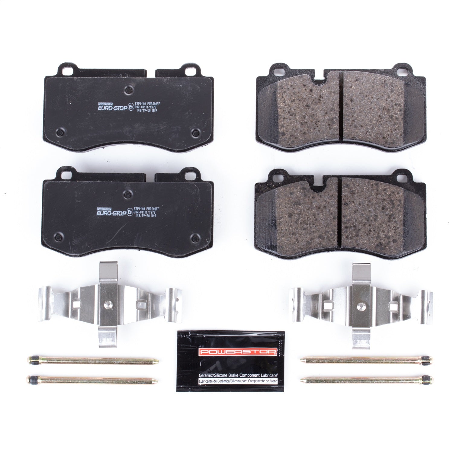 PowerStop Euro-Stop ECE-R90 Front Brake Pads | Mercedes-Benz SL550 (10-12) (ESP1140)