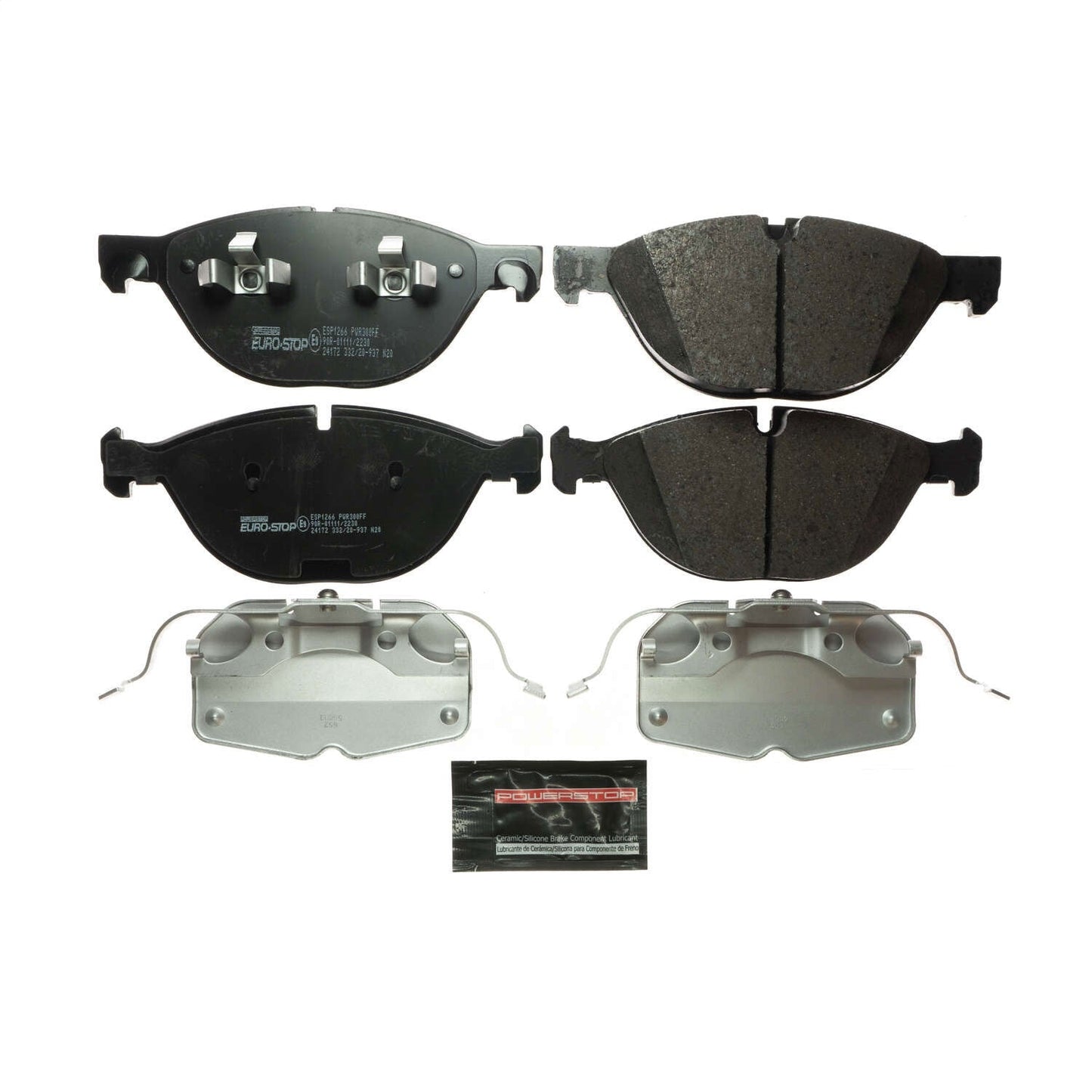 PowerStop Euro-Stop ECE-R90 Front Brake Pads | BMW X6 (08-19) (ESP1266)