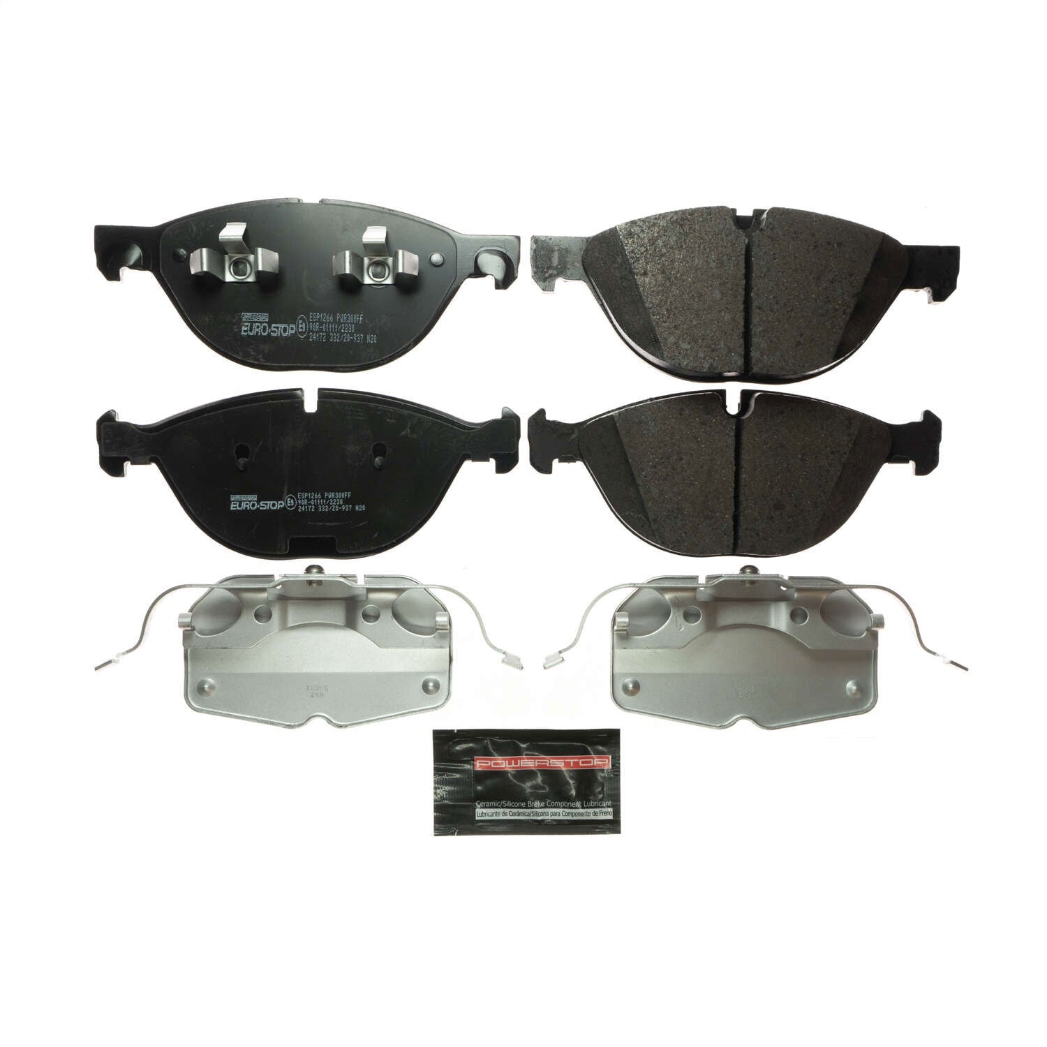 PowerStop Euro-Stop ECE-R90 Front Brake Pads | BMW X6 (08-19) (ESP1266)