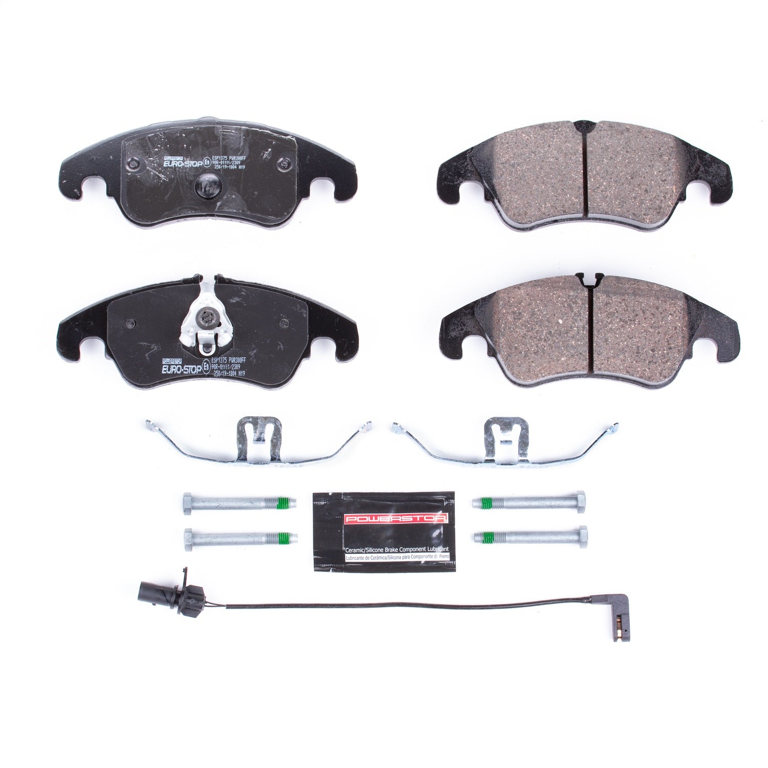 PowerStop Euro-Stop ECE-R90 Front Brake Pads | Audi Allroad (13-16) (ESP1375)