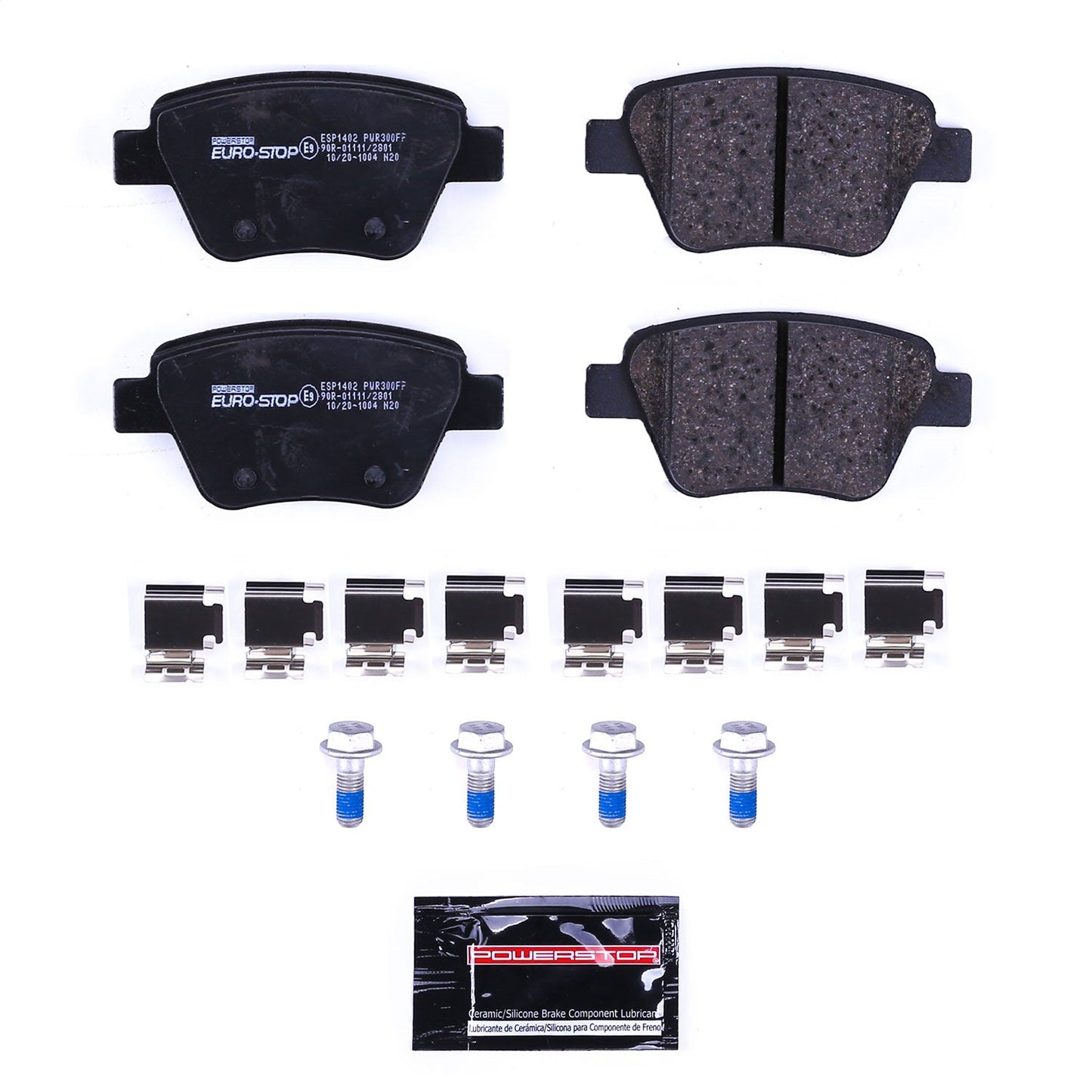 PowerStop Euro-Stop ECE-R90 Rear Brake Pads | Volkswagen Passat (12-15) (ESP1402)