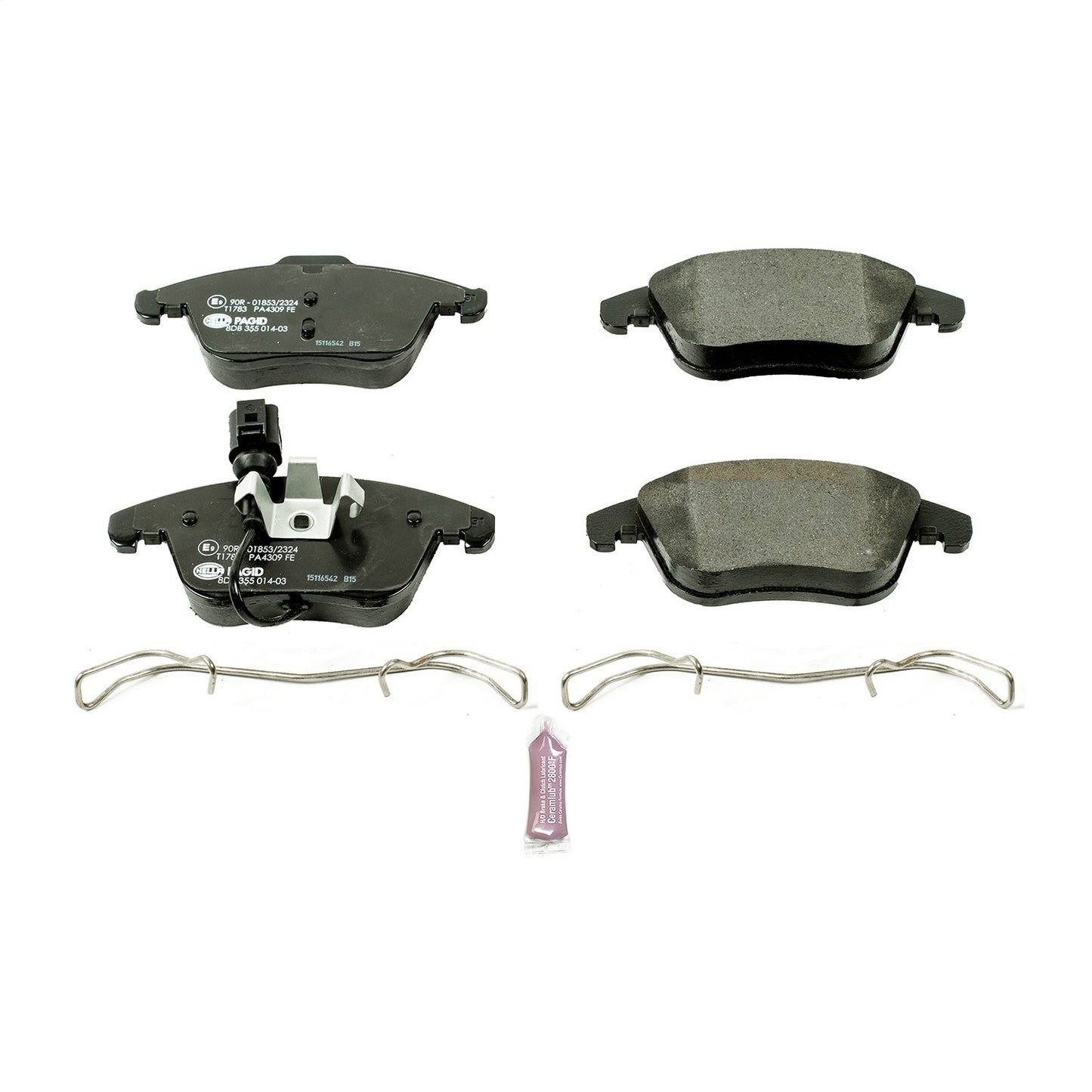 PowerStop Euro-Stop ECE-R90 Front Brake Pads | Volkswagen Tiguan Limited (17-18) (ESP1403)