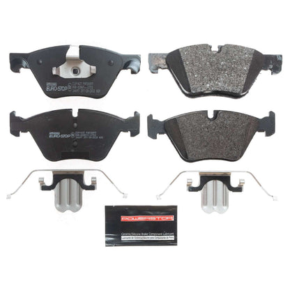 PowerStop Euro-Stop ECE-R90 Front Brake Pads | BMW 528i xDrive (12-16) (ESP1435)