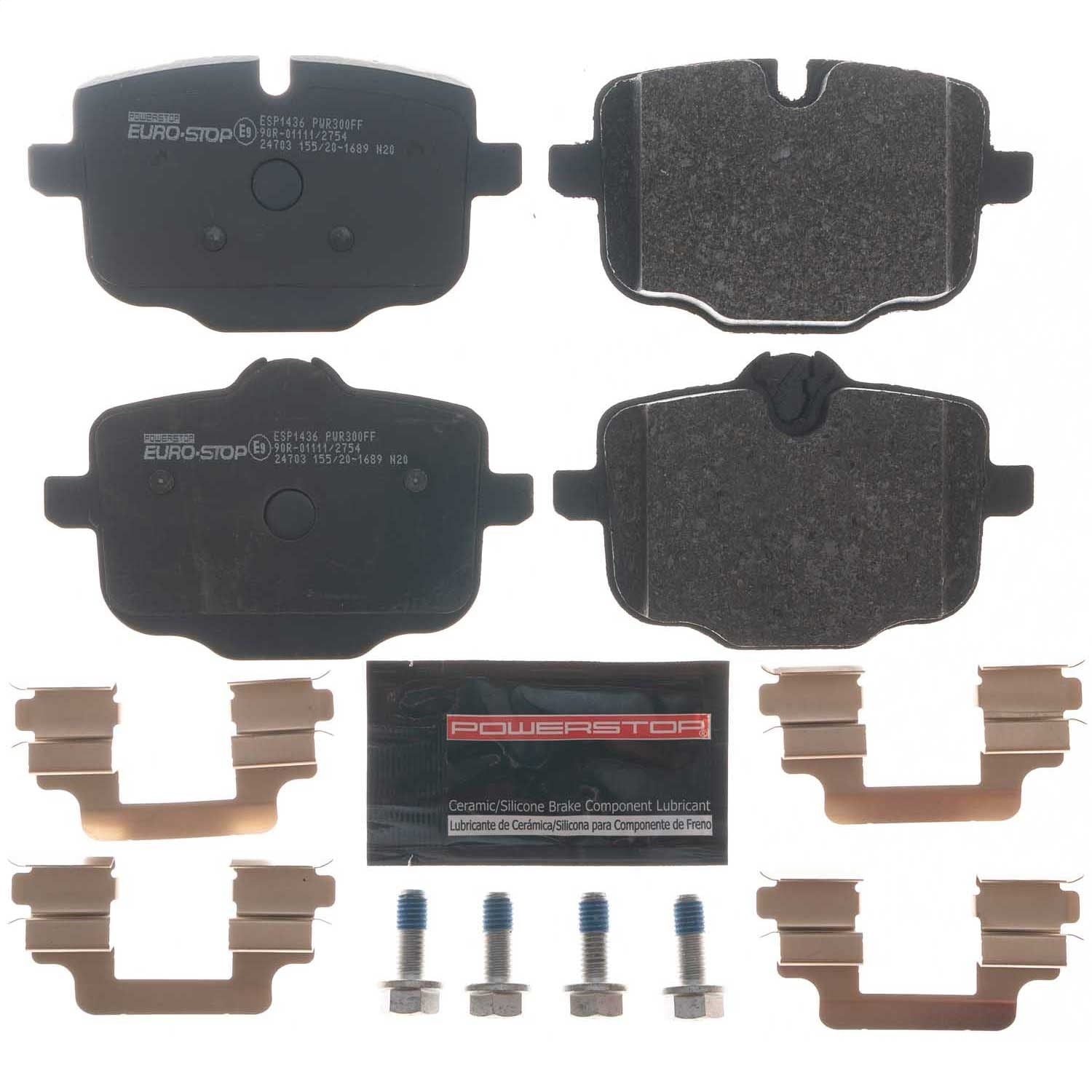 PowerStop ECE-R90 Rear Brake Pads | BMW M6 Gran Coupe (14-19) (ESP1436)
