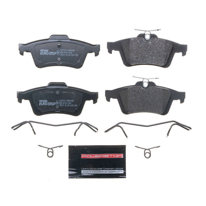 PowerStop Euro-Stop ECE-R90 Rear Brake Pads | Volvo V50 (06-11) (ESP1576)