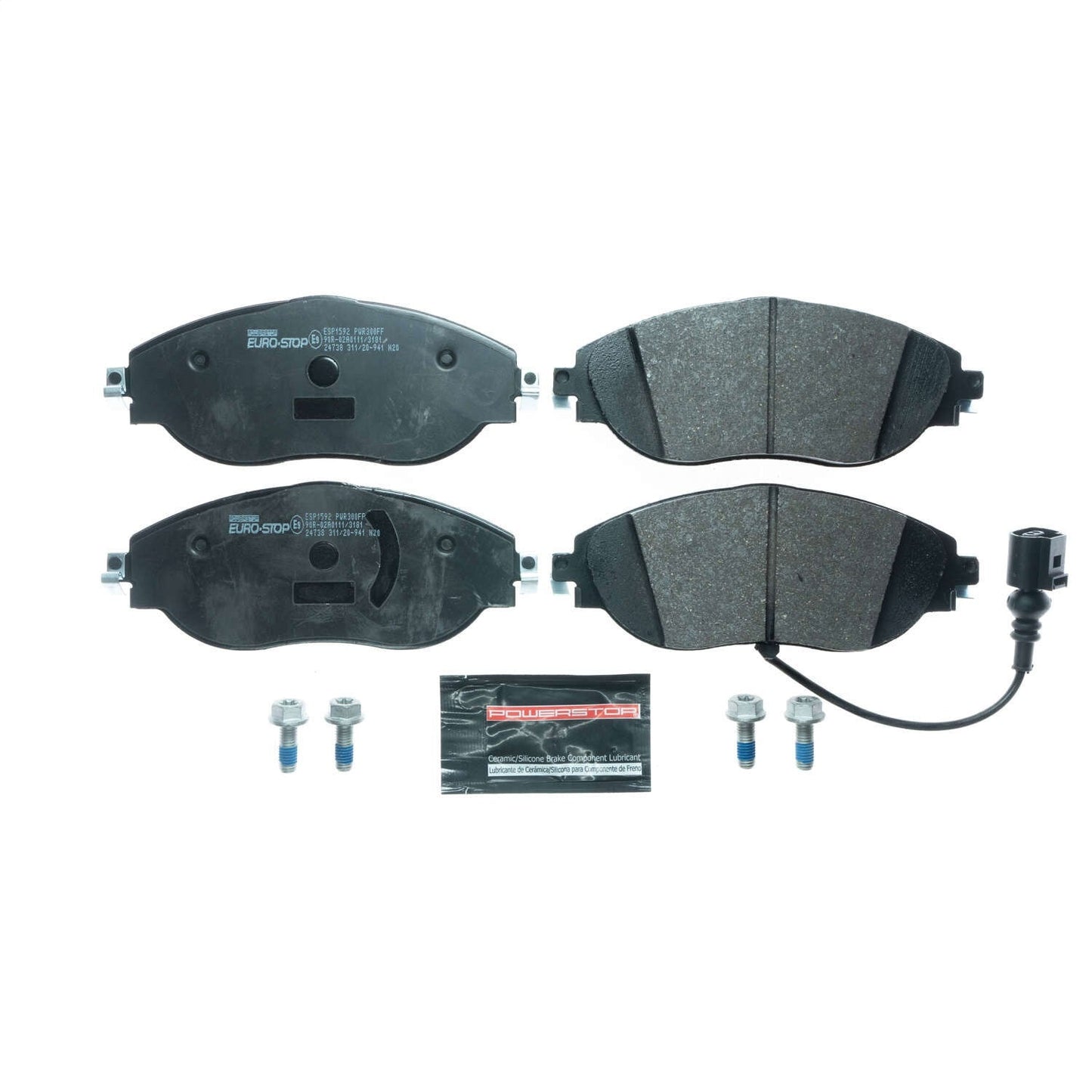 PowerStop Euro-Stop ECE-R90 Front Brake Pads | Volkswagen Tiguan (18-20) (ESP1592)