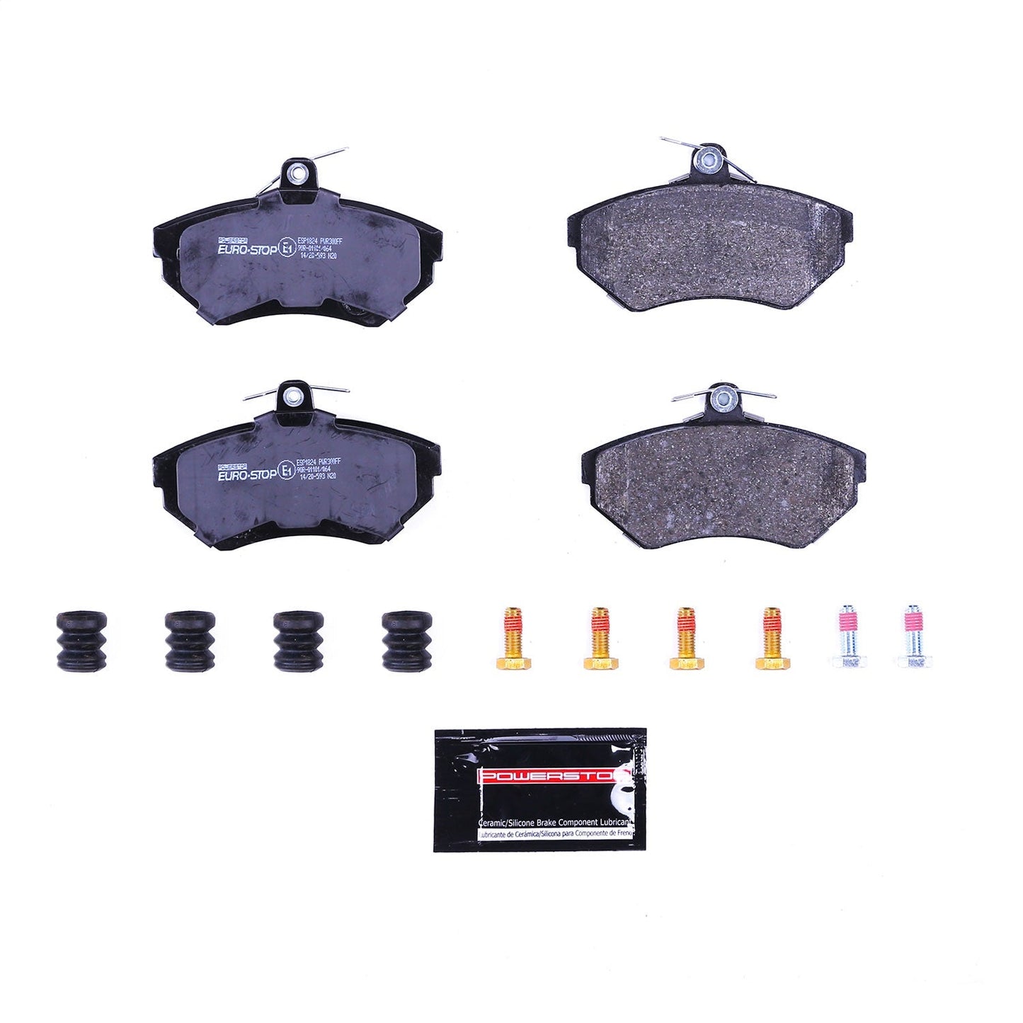 PowerStop Euro-Stop ECE-R90 Front Brake Pads | Volkswagen Passat (90-94) (ESP1824)