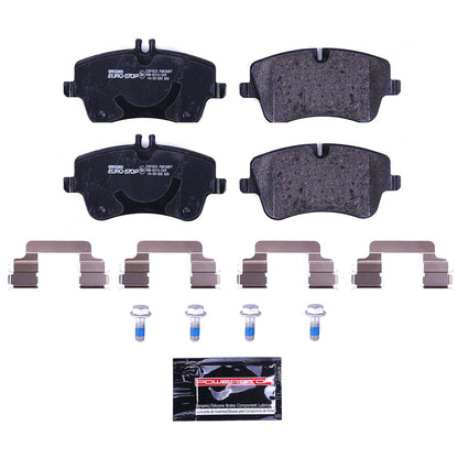 PowerStop Euro-Stop ECE-R90 Front Brake Pads | Mercedes-Benz SLK300 (09-11) (ESP1833)