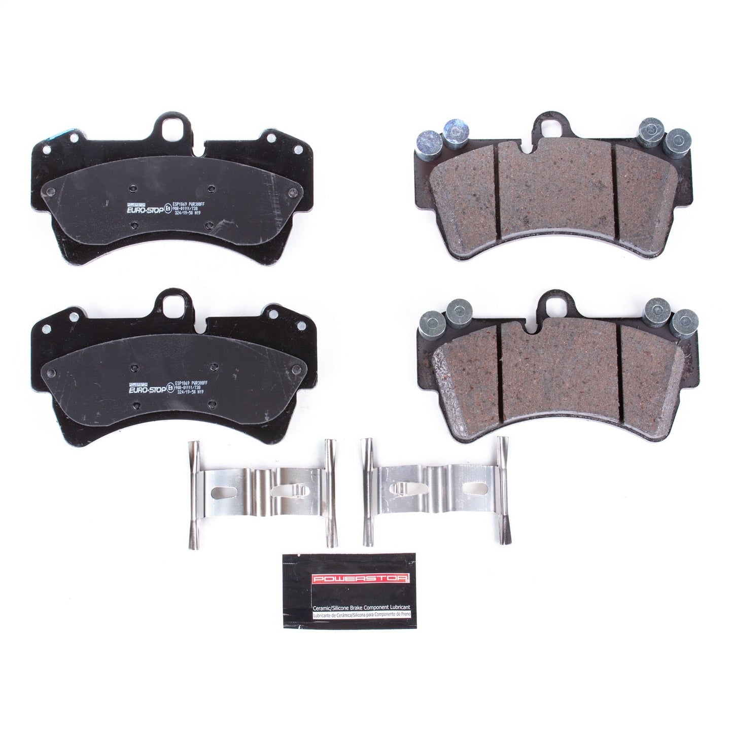 PowerStop Euro-Stop ECE-R90 Front Brake Pads | Volkswagen Touareg (04-10) (ESP1869)