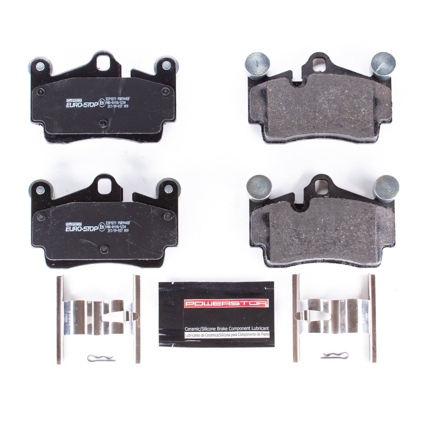 PowerStop Euro-Stop ECE-R90 Rear Brake Pads | Volkswagen Touareg (04-10) (ESP1871)