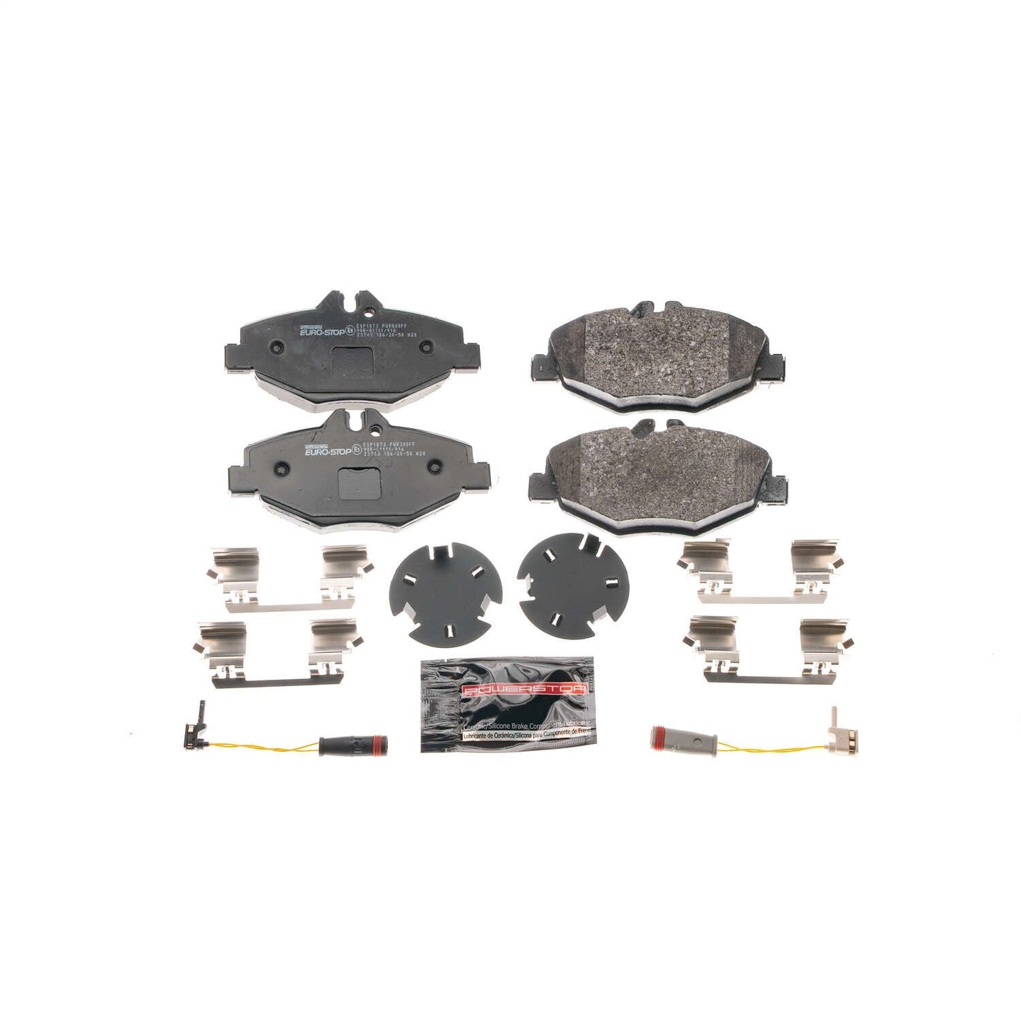 PowerStop Euro-Stop ECE-R90 Front Brake Pads | Mercedes-Benz E350 (06-09) (ESP1873)