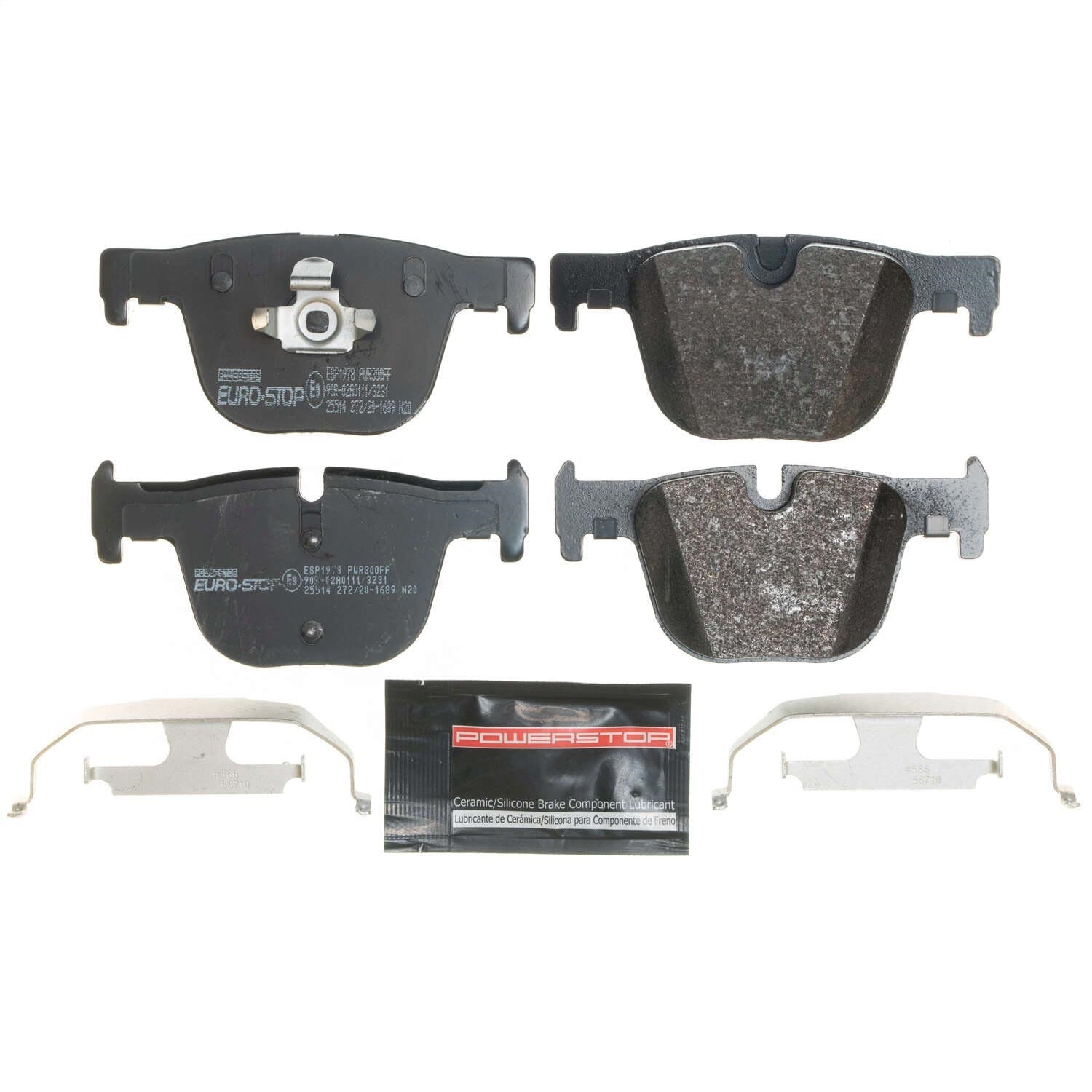 PowerStop Euro-Stop ECE-R90 Rear Brake Pads | BMW ActiveHybrid 3 (13-15) (ESP1978)