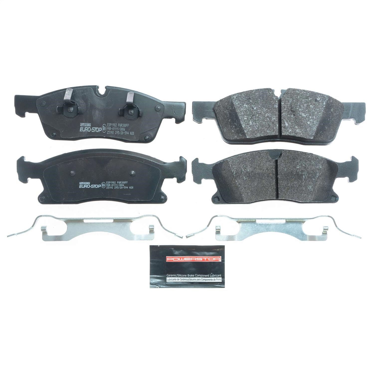 PowerStop Euro-Stop ECE-R90 Front Brake Pads | Mercedes-Benz ML400 (15) (ESP1982)