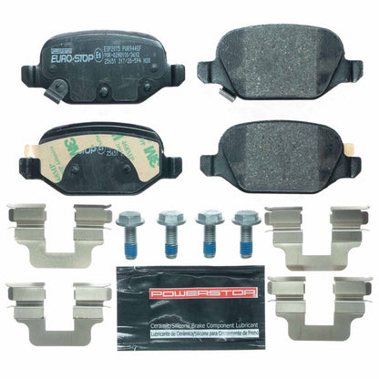 PowerStop Euro-Stop ECE-R90 Rear Brake Pads | Fiat 500 (12-19) (ESP2075)