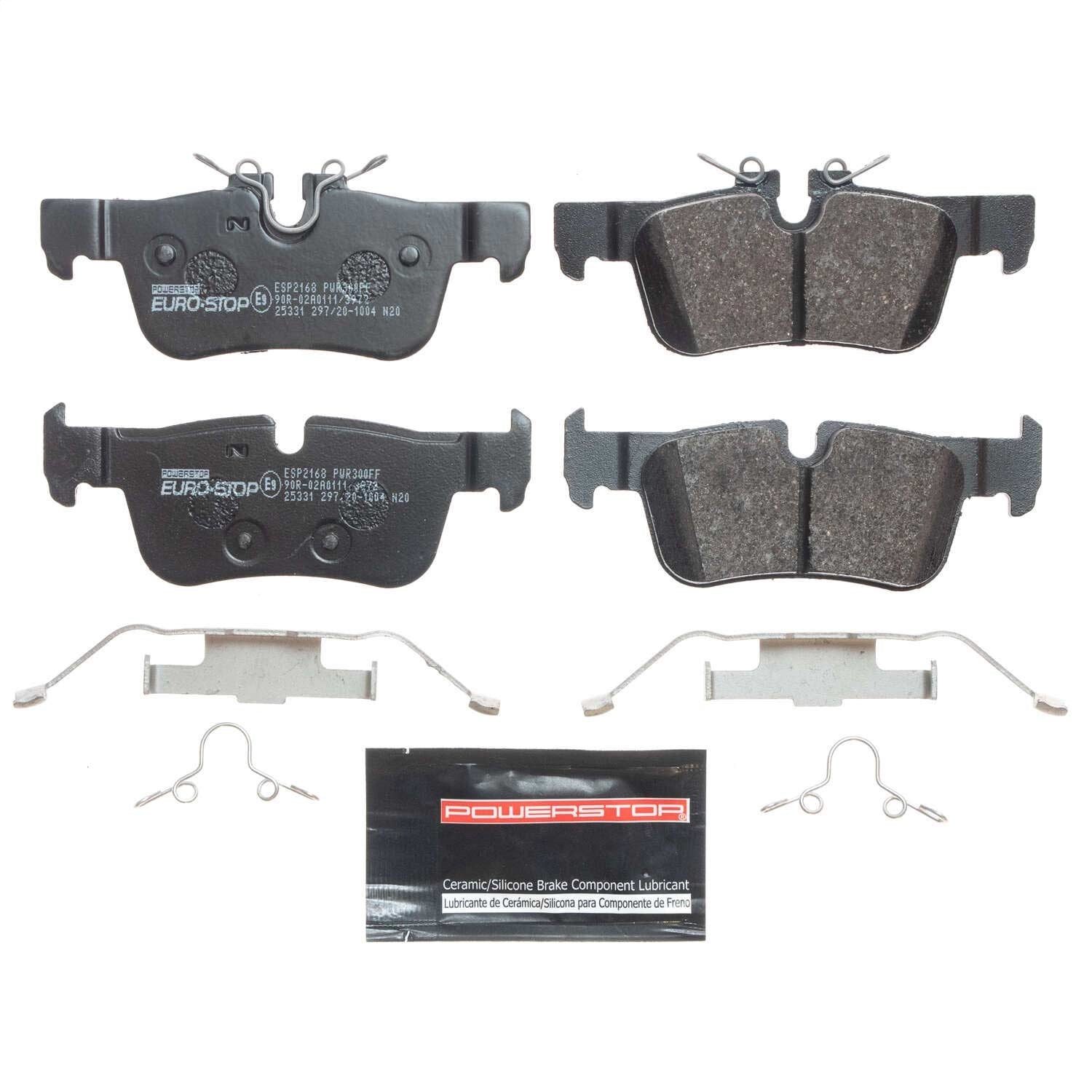 PowerStop ECE-R90 Rear Brake Pads | Mini Cooper Countryman (17-19) (ESP2168)
