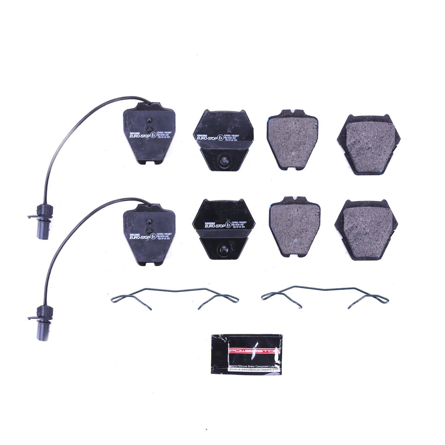 PowerStop Euro-Stop ECE-R90 Rear Brake Pads | Audi Allroad (13-16) (ESP2538)