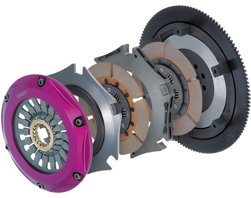 Exedy Hyper Twin Cerametallic Clutch Sprung Center Disc Push Type Cover | 2003-2007 Infiniti G35 V6 (NM072SD)