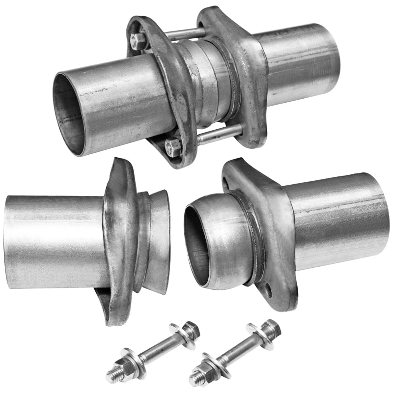 Flowmaster Collector Ball Flange Kit For Various Sizes, Leak-Free Connection (15925)