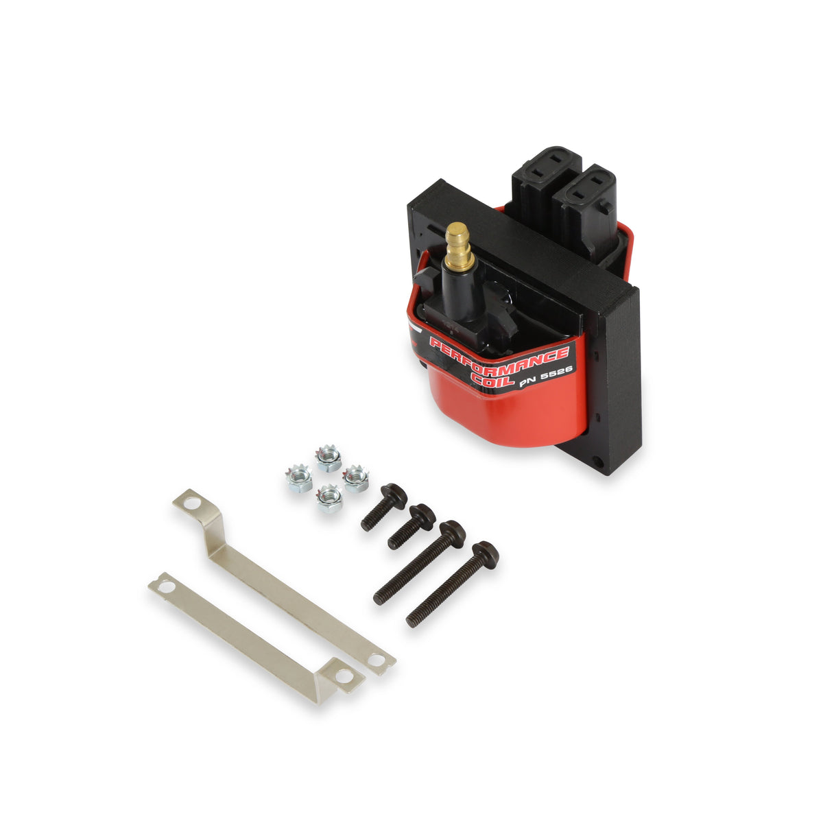 MSD Street Fire 5526 Ignition Coil - Red - Dual Connector