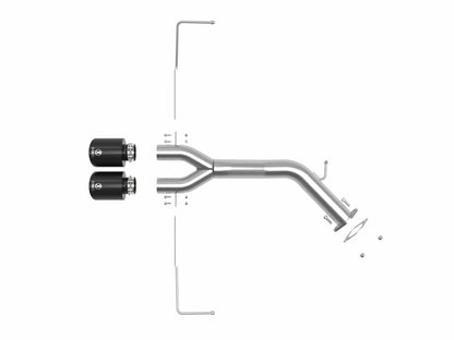 aFe Takeda 3in-2.5in 304 SS Axle-Back Exhaust w/ Black Tip 19-20 Hyundai Veloster I4-1.6L(t)