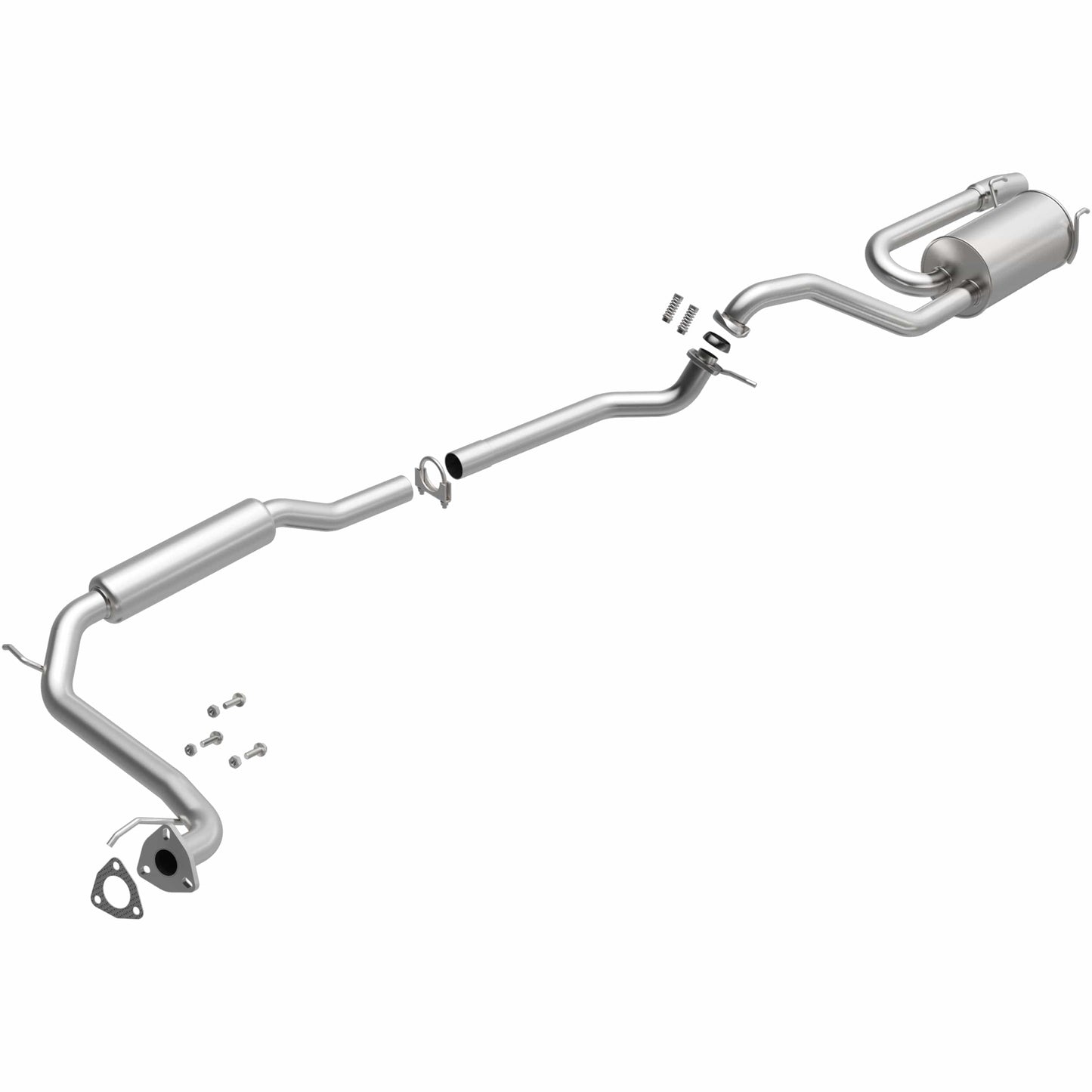 BRExhaust 2009-2013 Honda Fit 1.5L Direct-Fit Replacement Exhaust System