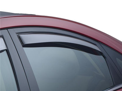 WeatherTech 10+ Toyota 4Runner Front Side Window Deflectors - Dark Smoke