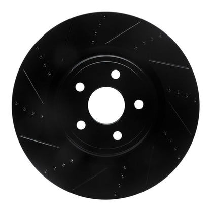 DFC D&S Black Brake Rotor (FRONT LEFT): Dodge Durango (12-25)