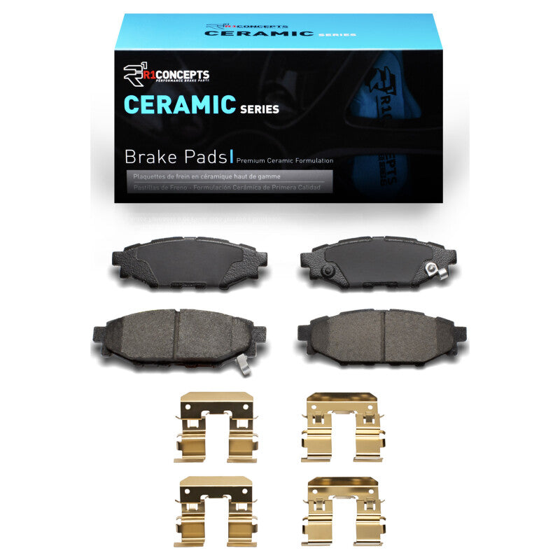 R1 Ceramic Rear Brake Pads & Hardware Kit | Subaru BRZ (12-23) (2310-1114-01)