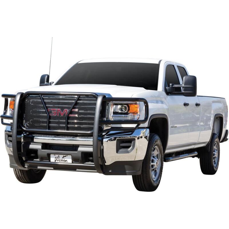 Westin 57-3795 HDX Black Grille Guard for 15-2019 Sierra 2500/3500