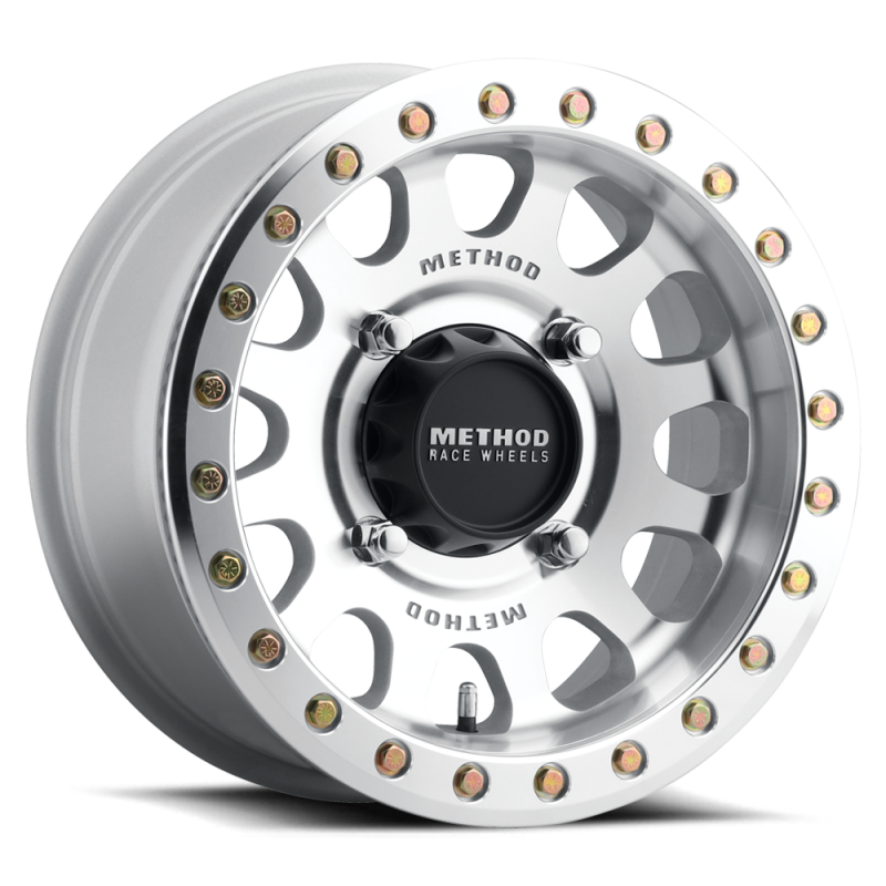 (set of 4) Method MR401 UTV Beadlock Machined - Raw | 15x7" +38mm | 6x5.5in Wheel