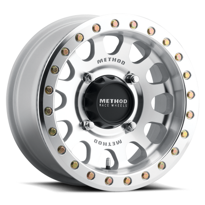 (set of 4) Method MR401 UTV Beadlock Machined - Raw | 15x7" +38mm | 5x4.5in Wheel