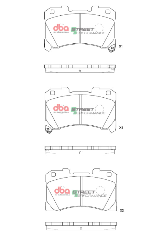 DBA Front Street Performance Brake Pads | Toyota Corolla GR (23) (DB15147SP)