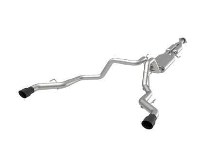 Kooks 3in Dual Cat-Back Rear Exit Exhaust | Ford F150 (15-20) 2.7/3.5/5.0L w/ Black Tips (13604220)