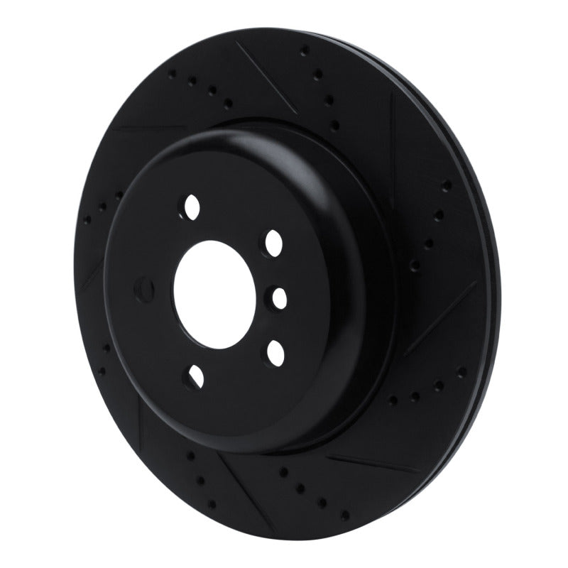R1 17-25 BMW 530I Left Rear D&S Black Brake Rotor (ECB-31170D)