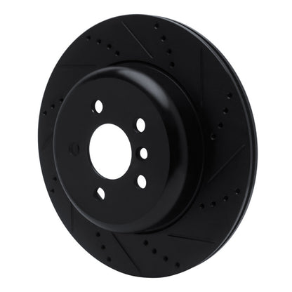R1 17-25 BMW 530I Left Rear D&S Black Brake Rotor (ECB-31170D)