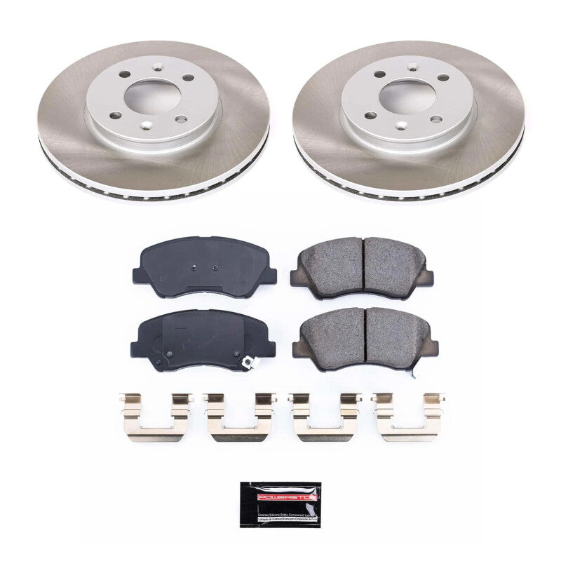 PowerStop Rotor Kit | 2012–2017 Kia Rio (SC6508)
