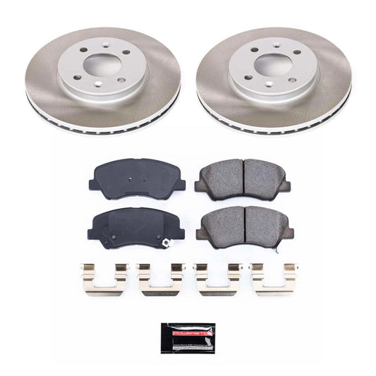 PowerStop Rotor Kit | 2012–2017 Kia Rio (SC6508)