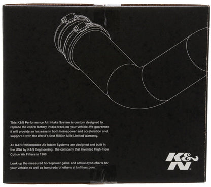 K&N 69-5324TS Typhoon Air Intake System For Hyundai Veloster 19-20 Turbo