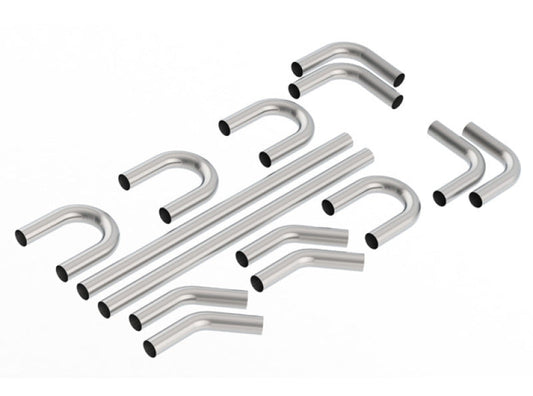 Borla Universal Hot Rod Kit 3in OD T-304 SS Mandrel Bent Pipes (60592)