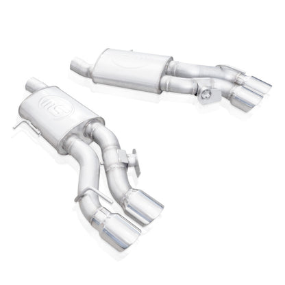 Stainless Works Axleback System Dual-Mode Turbo Mufflers 4in Tips | Cadillac CTS-V Sedan (16-18) (CTSV16MKS-PC)