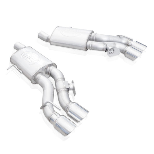 Stainless Works Axleback System Dual-Mode Turbo Mufflers 4in Tips | Cadillac CTS-V Sedan (16-18) (CTSV16MKS-PC)