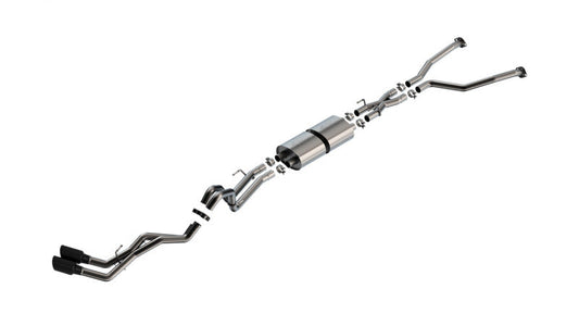 Borla ATAK Cat-Back | Toyota Tundra 22-24 3.4L V6 Hyb. Ext. Cab/Std Bed (145.7in WB) (140940BC)
