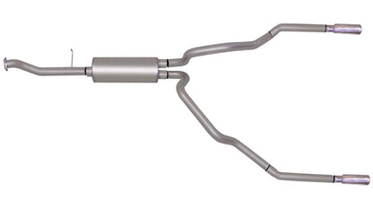 Gibson 2.5in Dual Split Cat-Back Exhaust | Chevrolet Silverado 1500 (99-05) (65548)