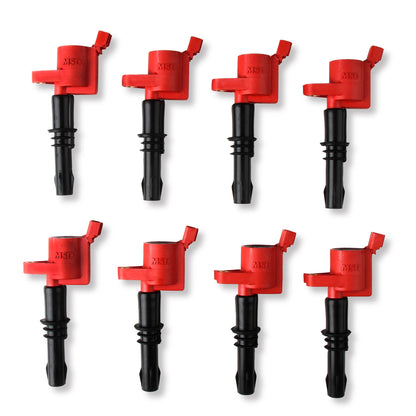 MSD 82438 Ignition Coils, Blaster Series, Red, 8-Pack