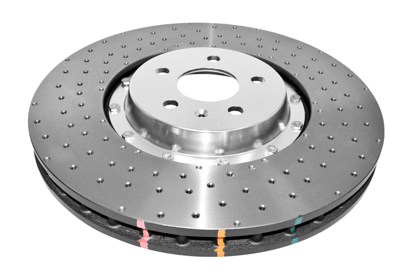 DBA 5000 Series Slotted 2P Rotor w/ Silver Hat | Audi A8 Quattro (14-17) (DBA52774SLVXD)