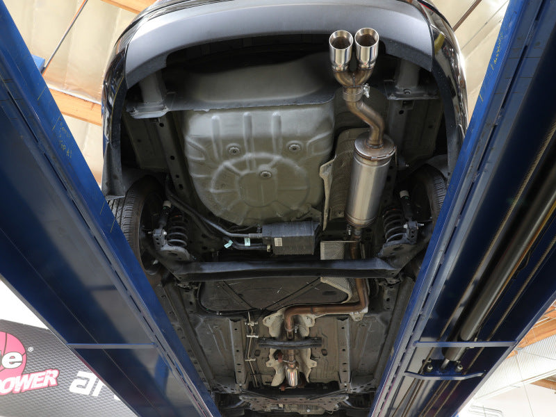 aFe Takeda Series 2 1/2in 304 SS Cat-Back | Ford Fiesta (14-19) L4-1.6L w/ Black Tip (49-33134-B)