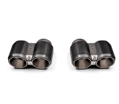 Akrapovic Octagonal Carbon Design Exhaust Tips - BMW / G8x / M2 / M3 / M4