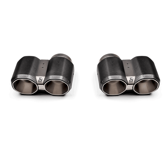 Akrapovic Octagonal Carbon Design Exhaust Tips - BMW / G8x / M2 / M3 / M4